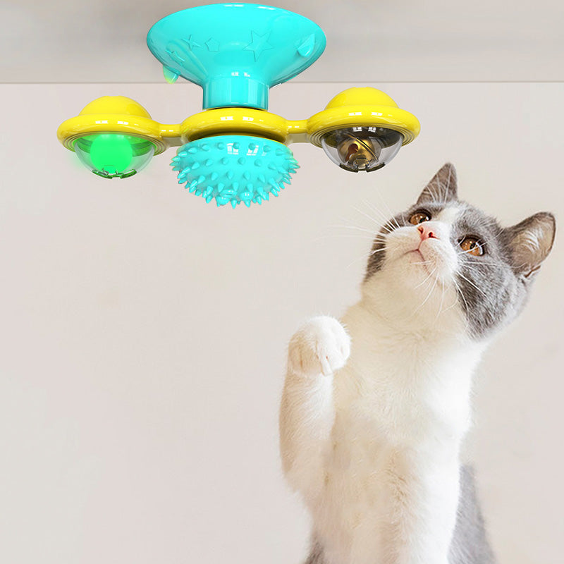 Cat Scratching Device Teeth Shining Toy