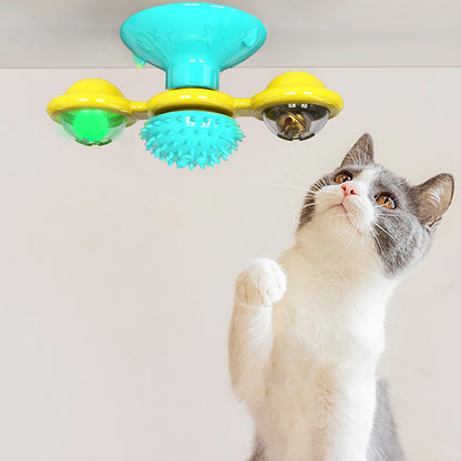 Cat Scratching Device Teeth Shining Toy