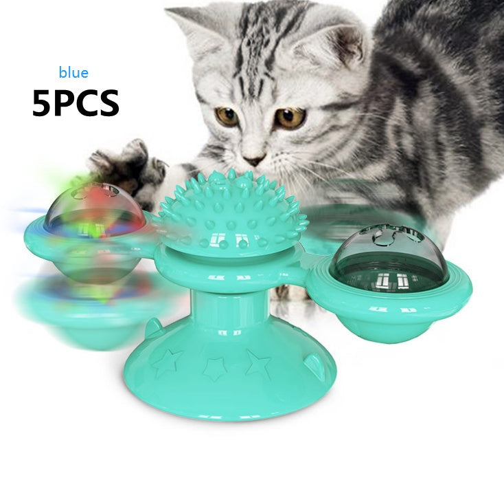 Cat Scratching Device Teeth Shining Toy