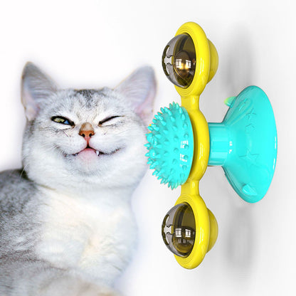 Cat Scratching Device Teeth Shining Toy