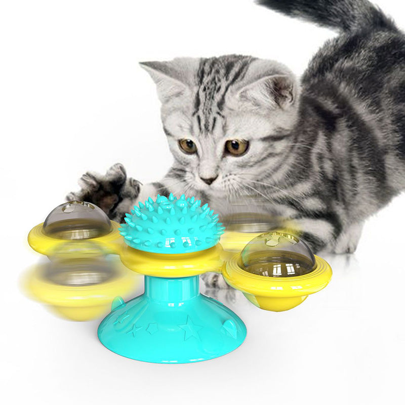 Cat Scratching Device Teeth Shining Toy