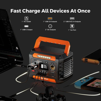 200W Portable Solar Power Station Battery