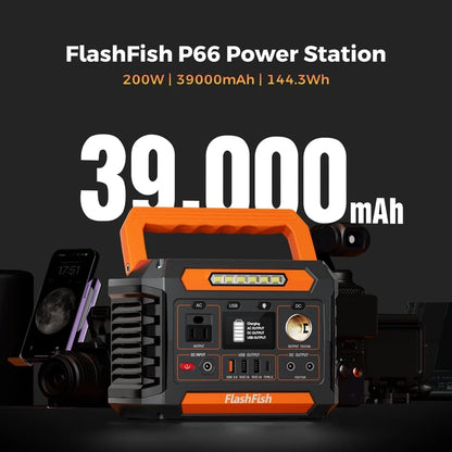 200W Portable Solar Power Station Battery